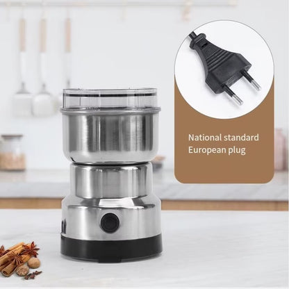 Coffee Grinder Spice Pepper Grinder Grain Grinder 4-Blade Mini Electric Grinder Household 300Ml Ultra-Fine Baby Food Grinder